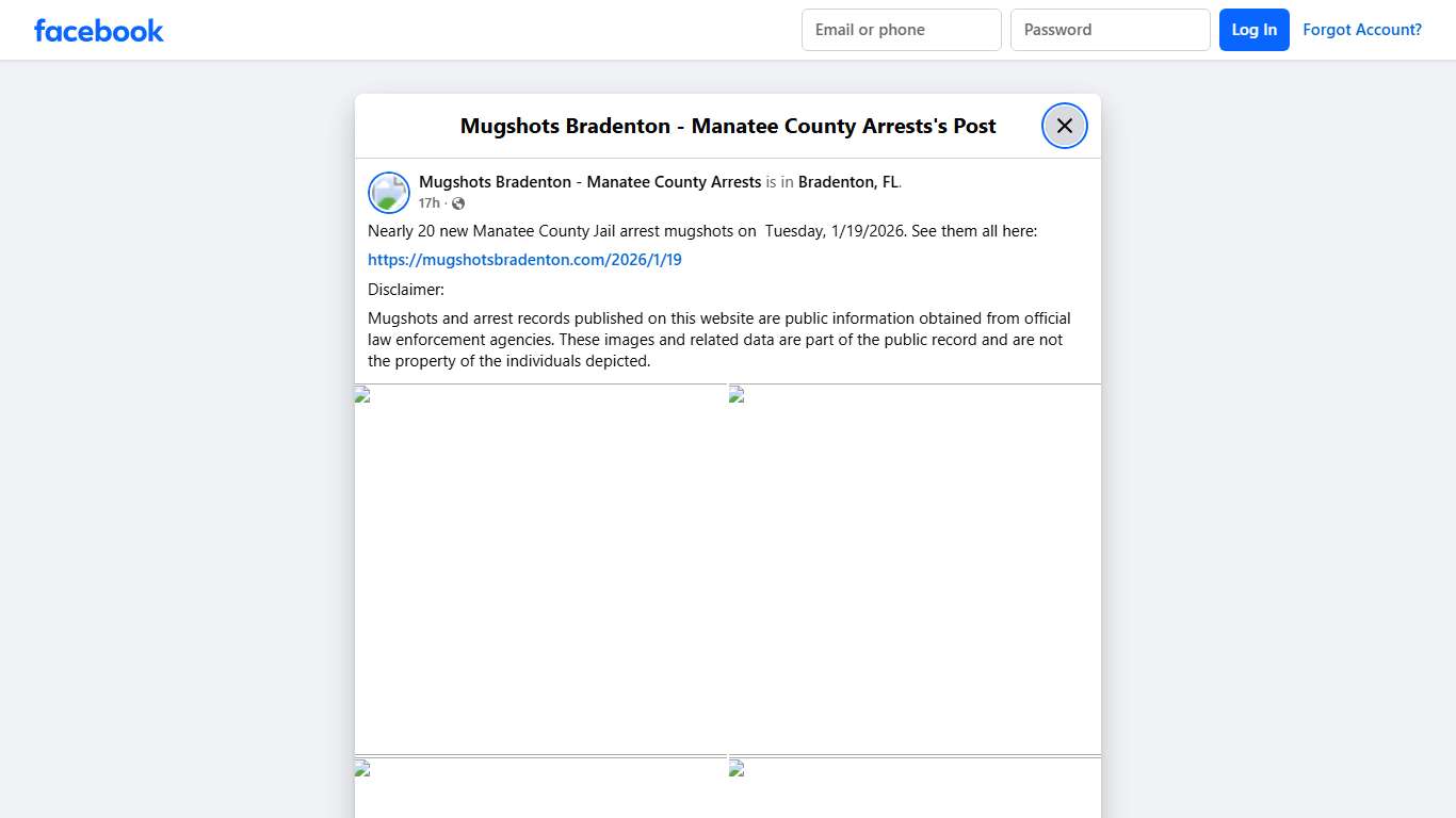 Nearly 20... - Mugshots Bradenton - Manatee County Arrests | Facebook